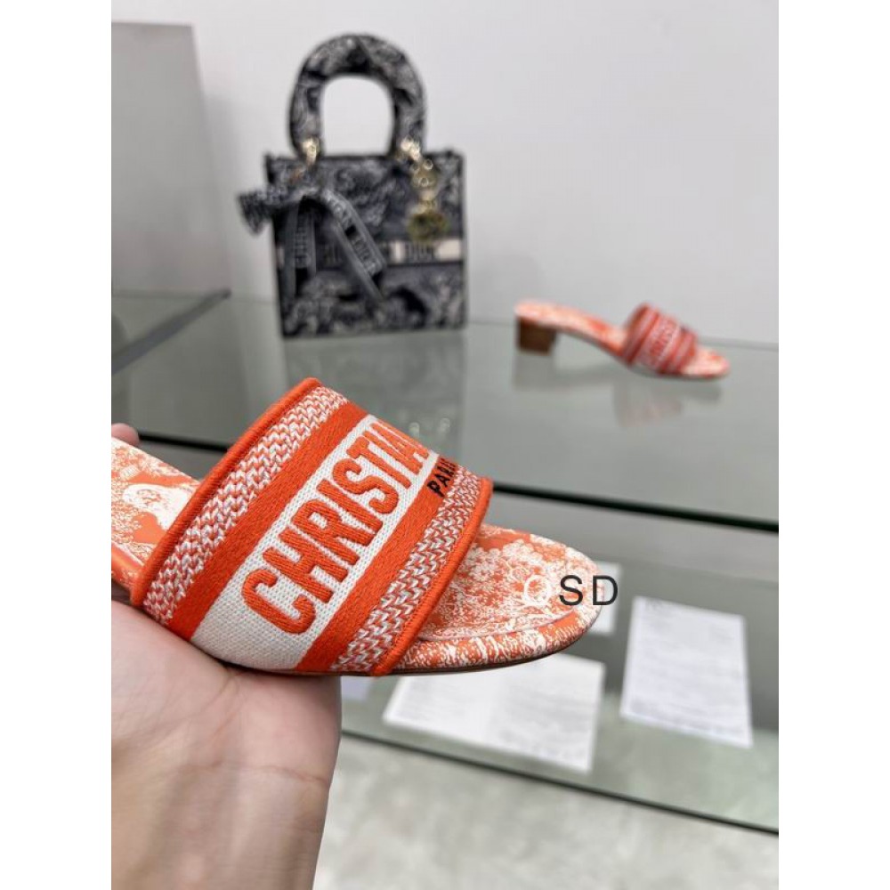 Dior D way heeled slide 3.5cm Shoes