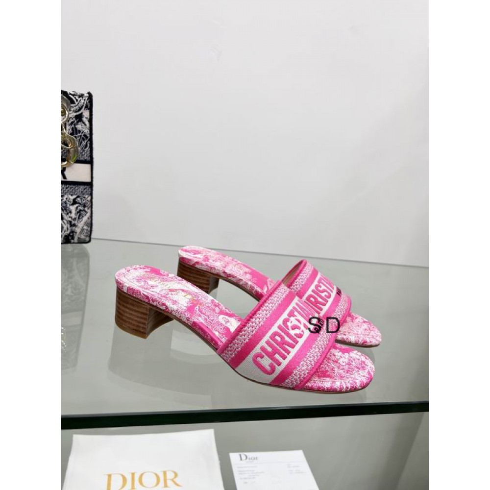 Dior D way heeled slide 3.5cm Shoes