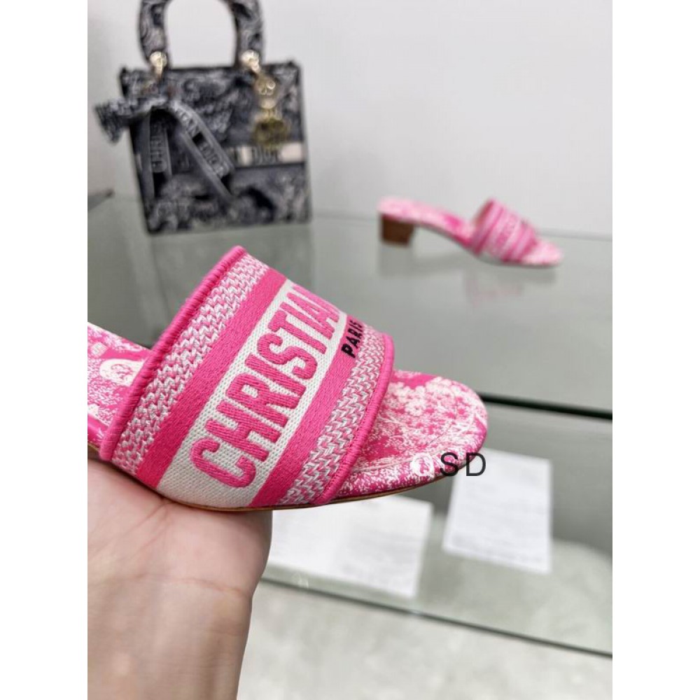 Dior D way heeled slide 3.5cm Shoes