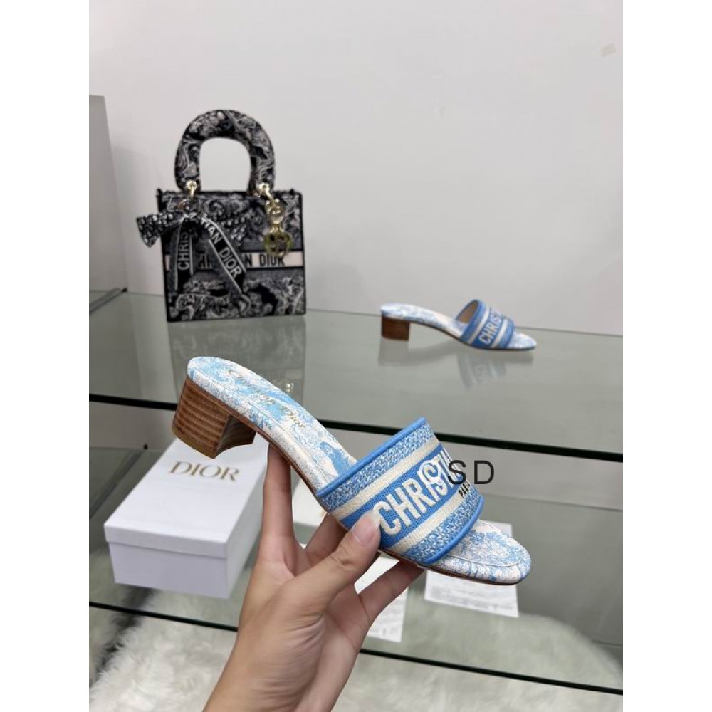 Dior D way heeled slide 3.5cm Shoes