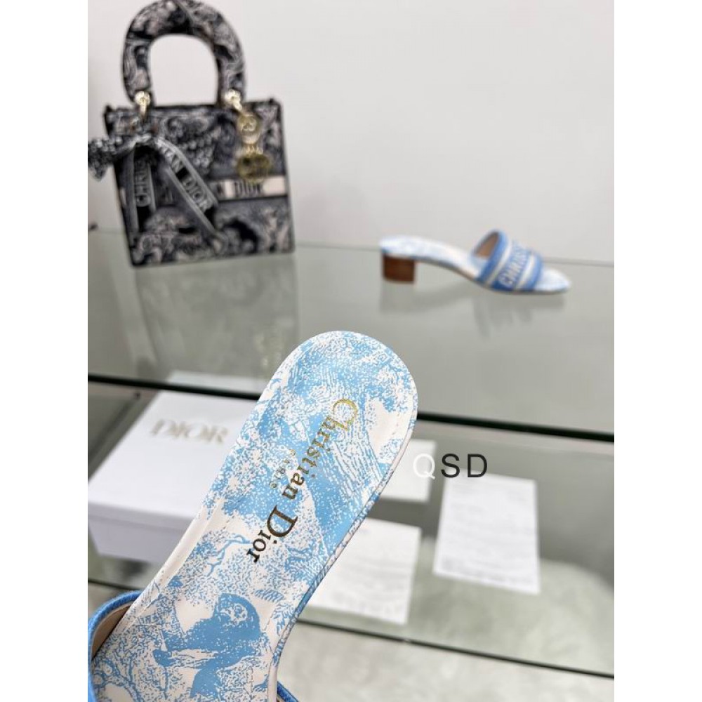 Dior D way heeled slide 3.5cm Shoes