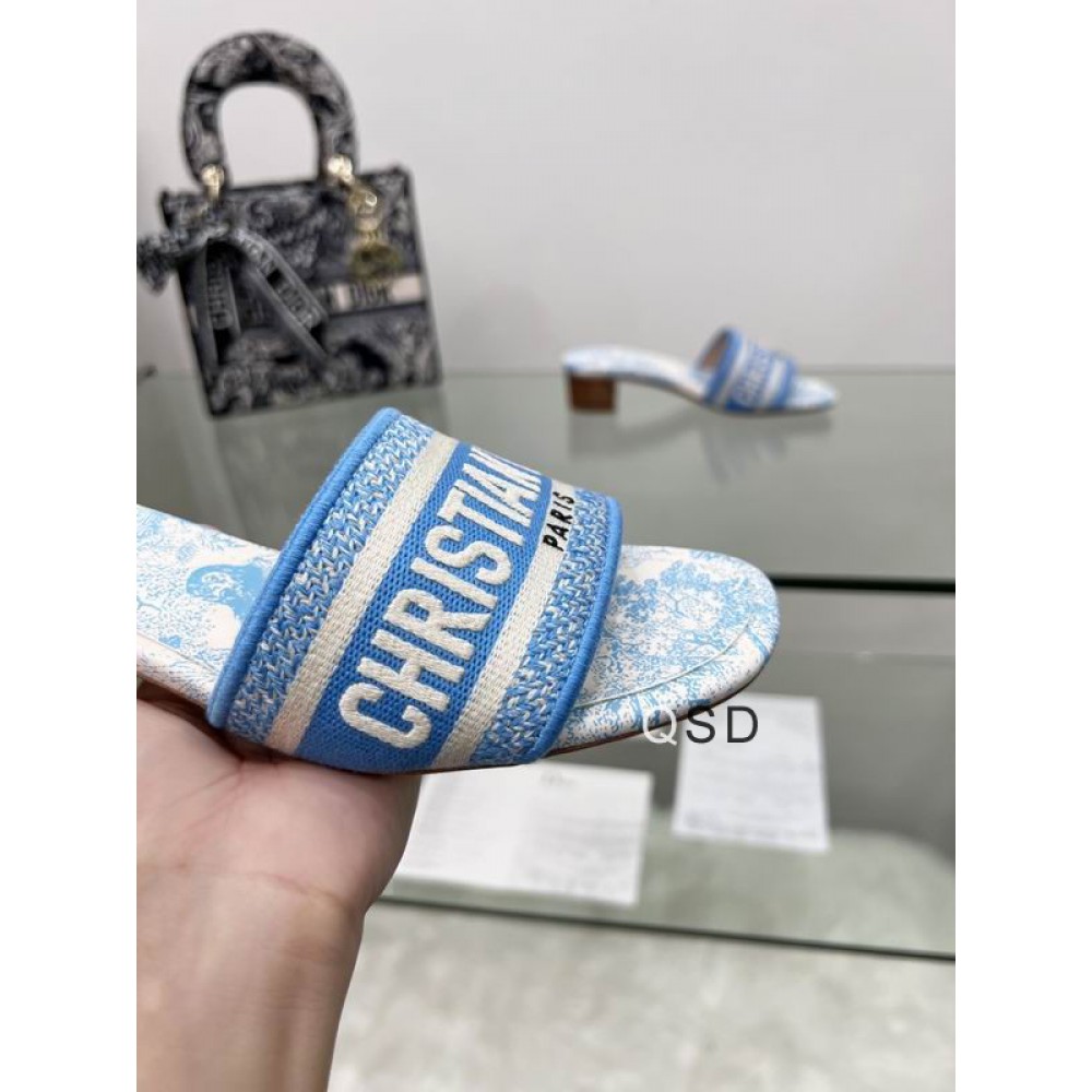 Dior D way heeled slide 3.5cm Shoes
