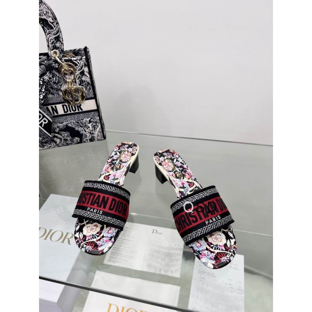 Dior D way heeled slide 3.5cm Shoes