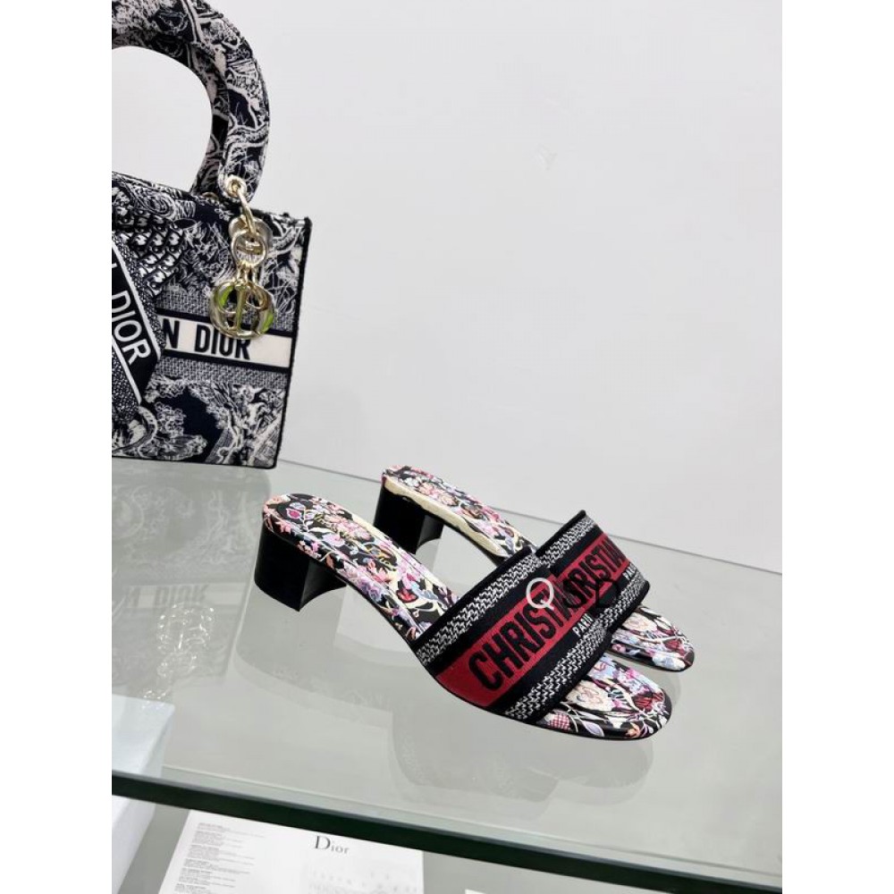 Dior D way heeled slide 3.5cm Shoes