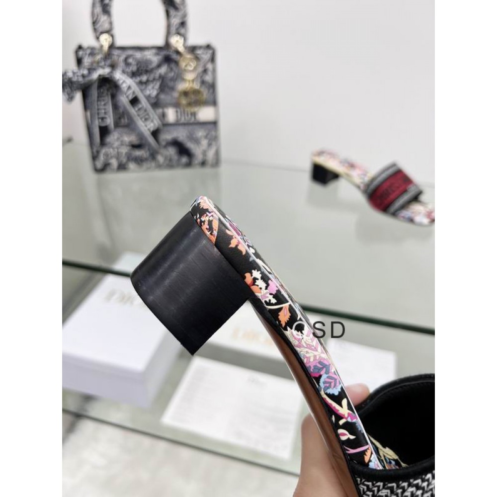 Dior D way heeled slide 3.5cm Shoes