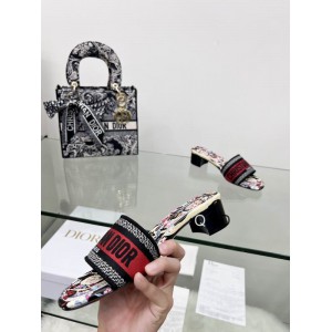 Dior D way heeled slide 3.5cm Shoes