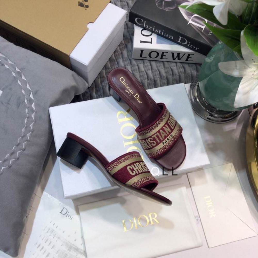 Dior D way heeled slide 3.5cm Shoes