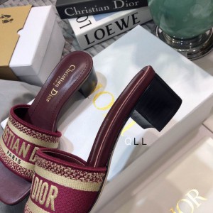 Dior D way heeled slide 3.5cm Shoes
