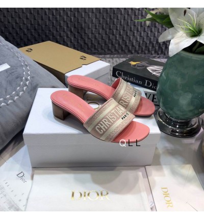 Dior D way heeled slide 3.5cm