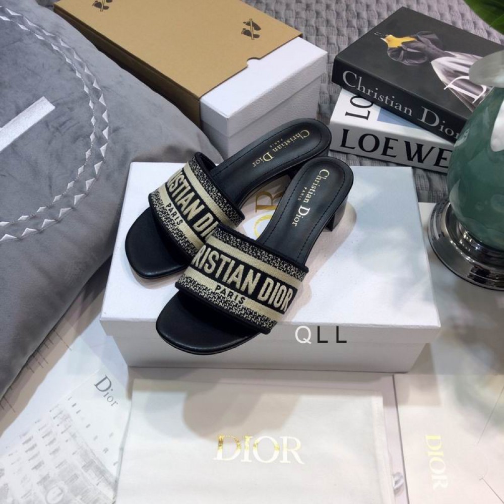 Dior D way heeled slide 3.5cm Shoes