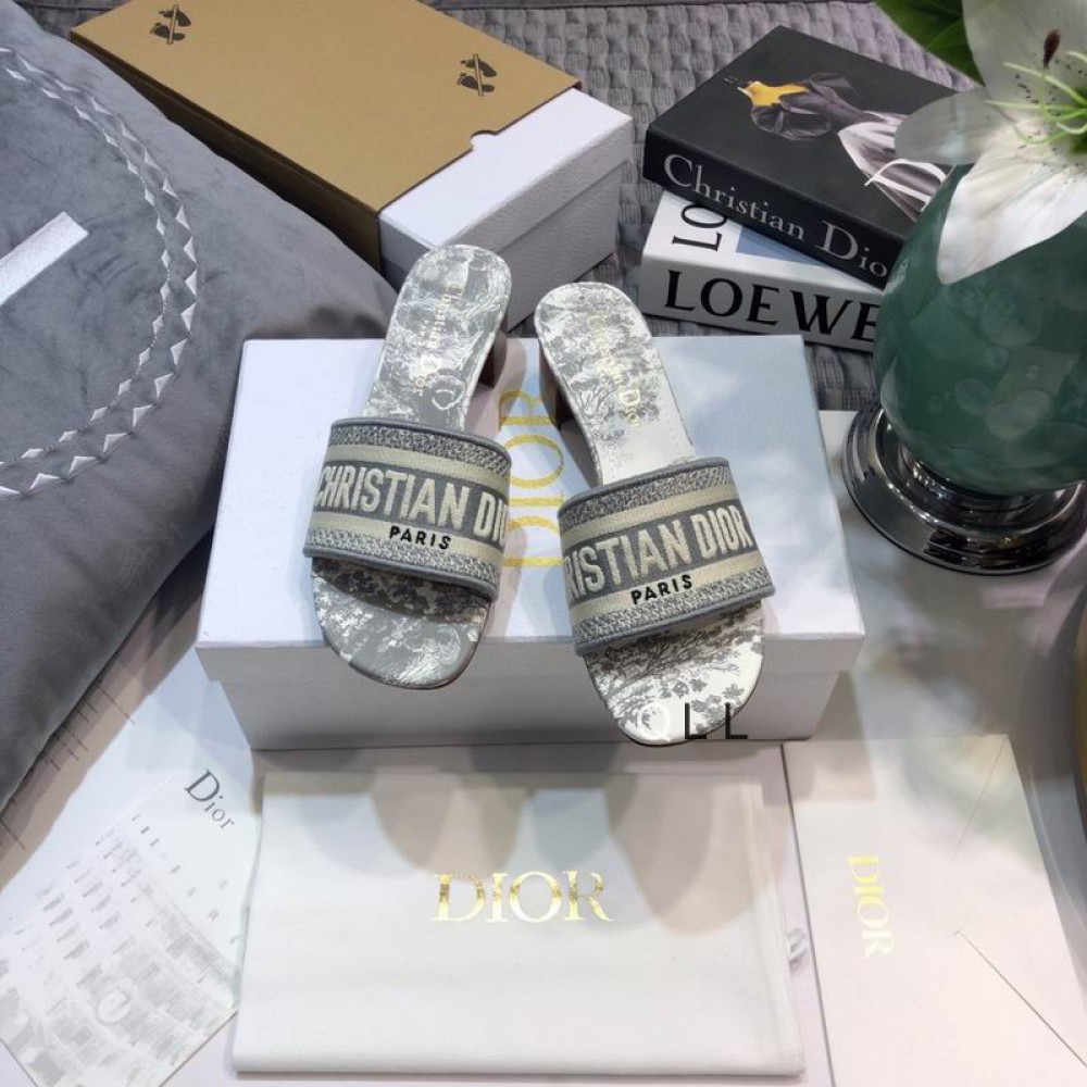 Dior D way heeled slide 3.5cm Shoes