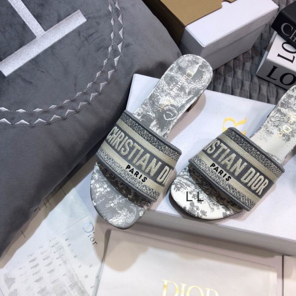 Dior D way heeled slide 3.5cm Shoes