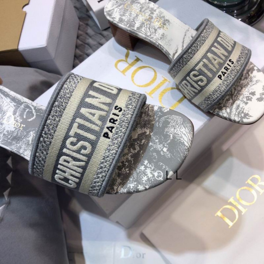 Dior D way heeled slide 3.5cm Shoes