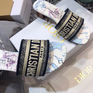 Dior D way heeled slide 3.5cm Shoes