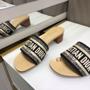 Dior D way heeled slide 3.5cm Shoes