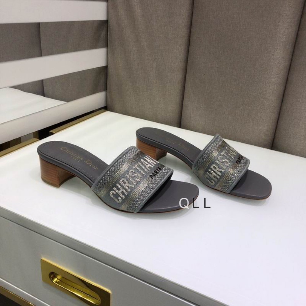 Dior D way heeled slide 3.5cm Shoes