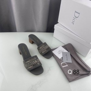 Dior D way heeled slide 3.5cm Shoes