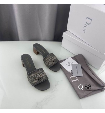 Dior D way heeled slide 3.5cm
