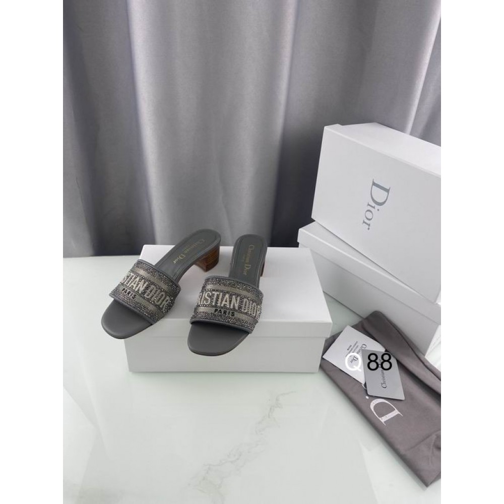 Dior D way heeled slide 3.5cm Shoes
