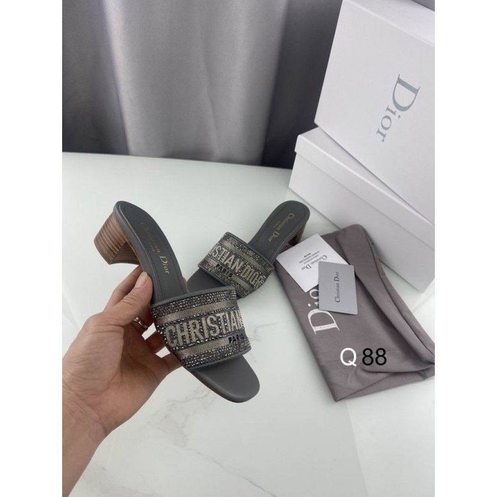 Dior D way heeled slide 3.5cm Shoes