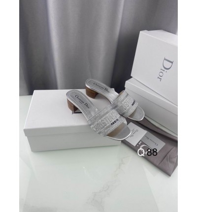 Dior D way heeled slide 3.5cm