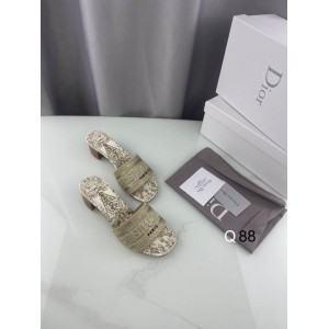 Dior D way heeled slide 3.5cm Shoes