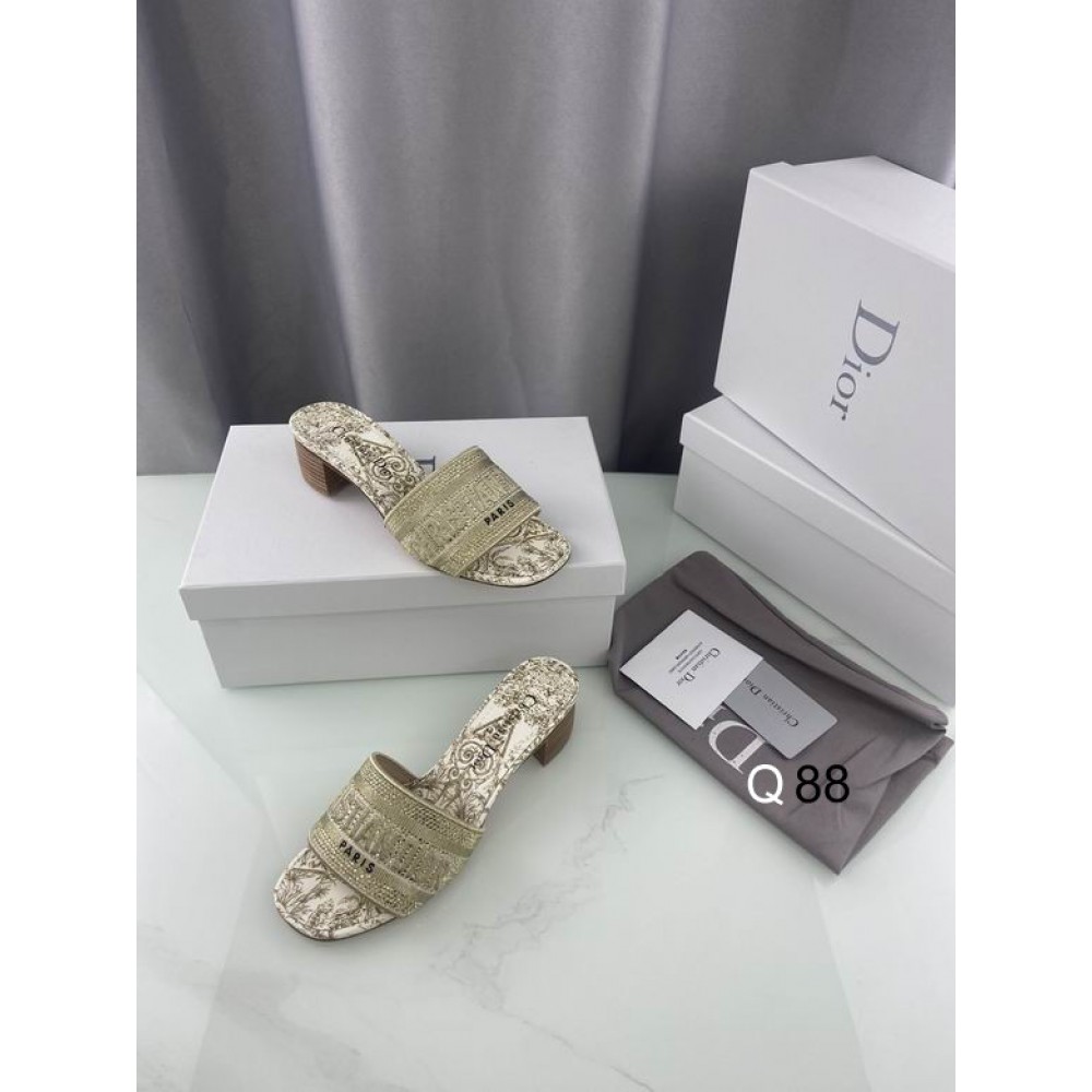 Dior D way heeled slide 3.5cm Shoes