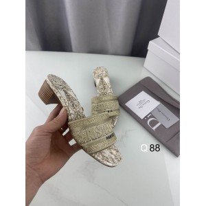 Dior D way heeled slide 3.5cm Shoes