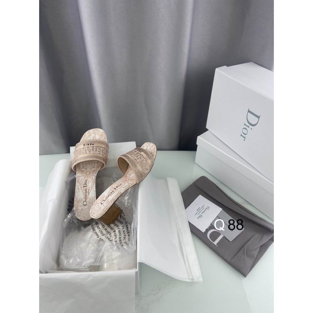 Dior D way heeled slide 3.5cm Shoes