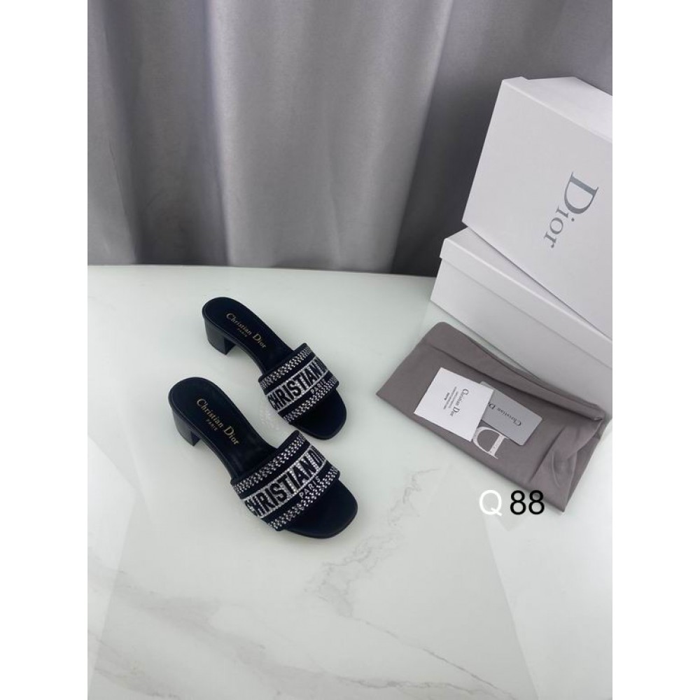 Dior D way heeled slide 3.5cm Shoes