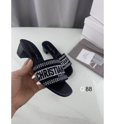 Dior D way heeled slide 3.5cm