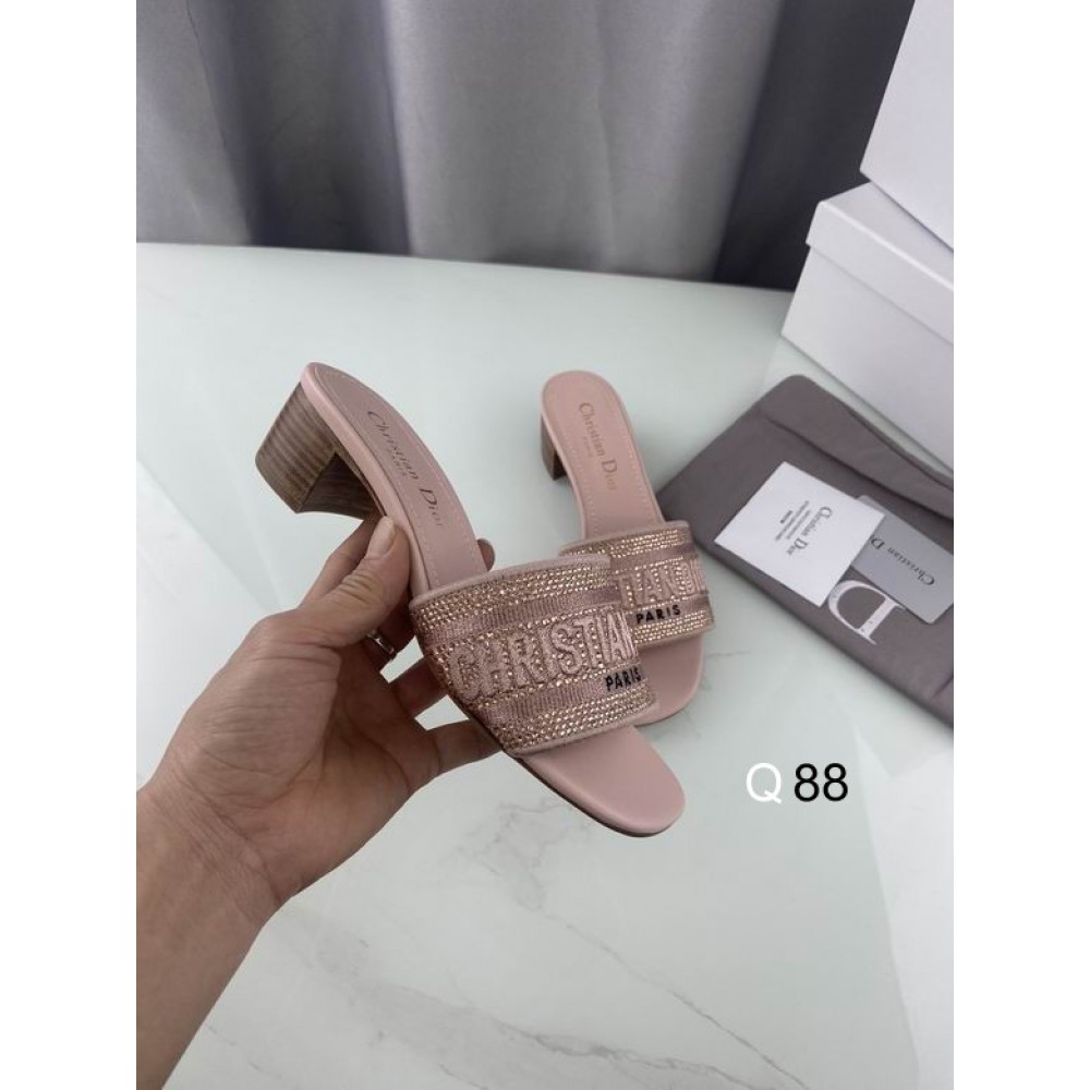 Dior D way heeled slide 3.5cm Shoes