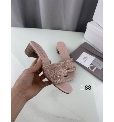 Dior D way heeled slide 3.5cm