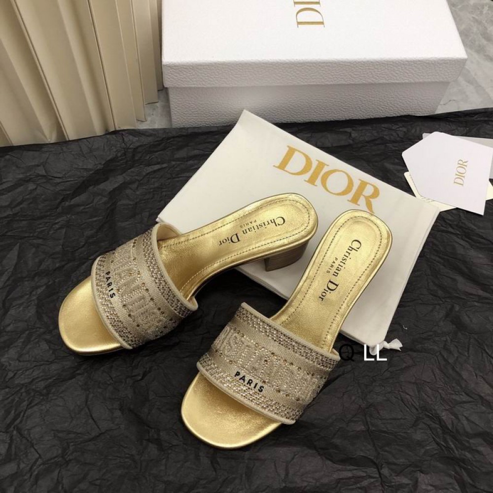 Dior D way heeled slide 3.5cm Shoes