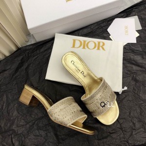 Dior D way heeled slide 3.5cm Shoes
