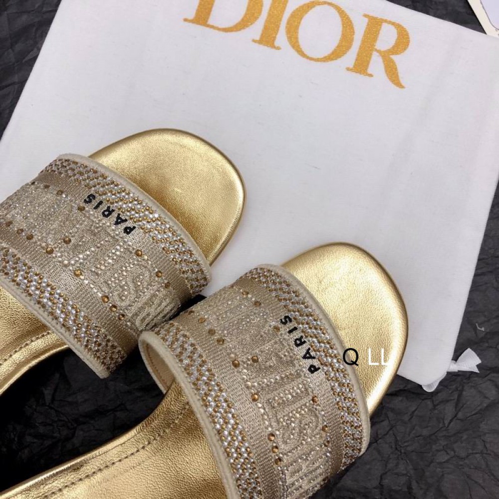 Dior D way heeled slide 3.5cm Shoes