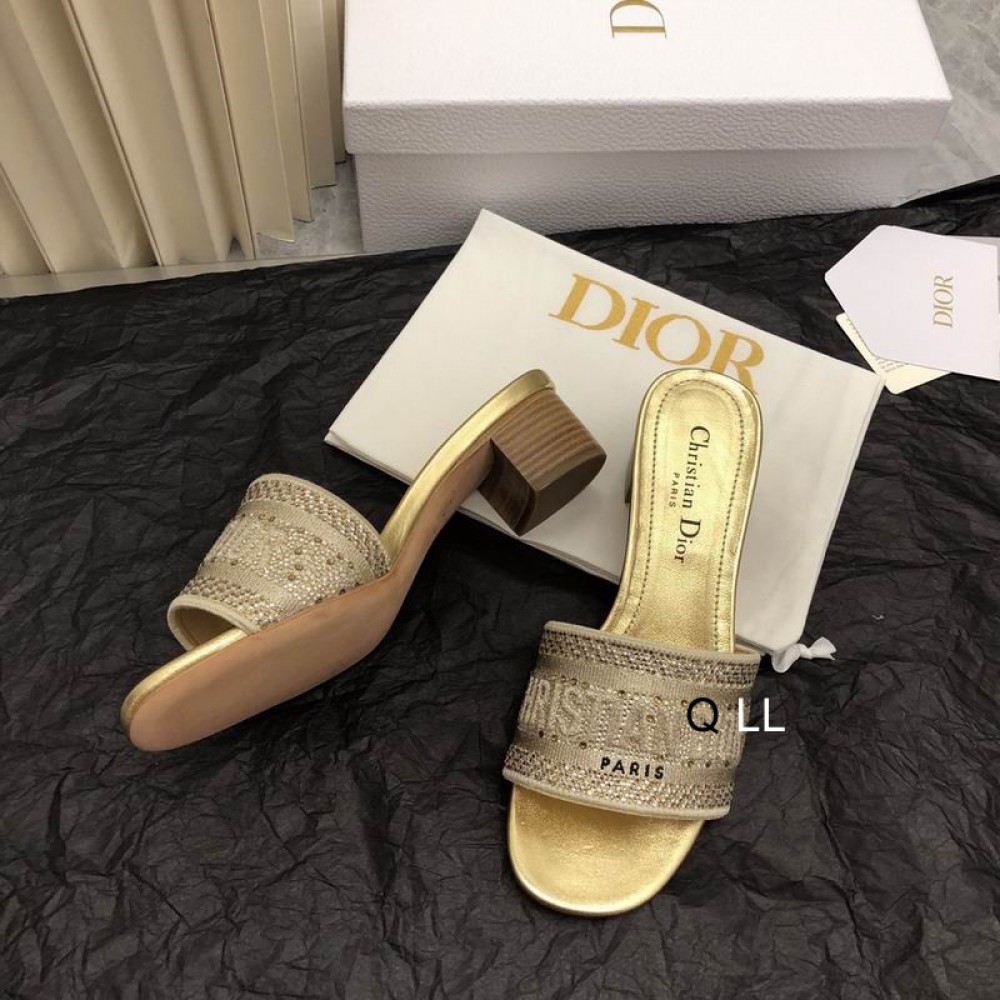 Dior D way heeled slide 3.5cm Shoes