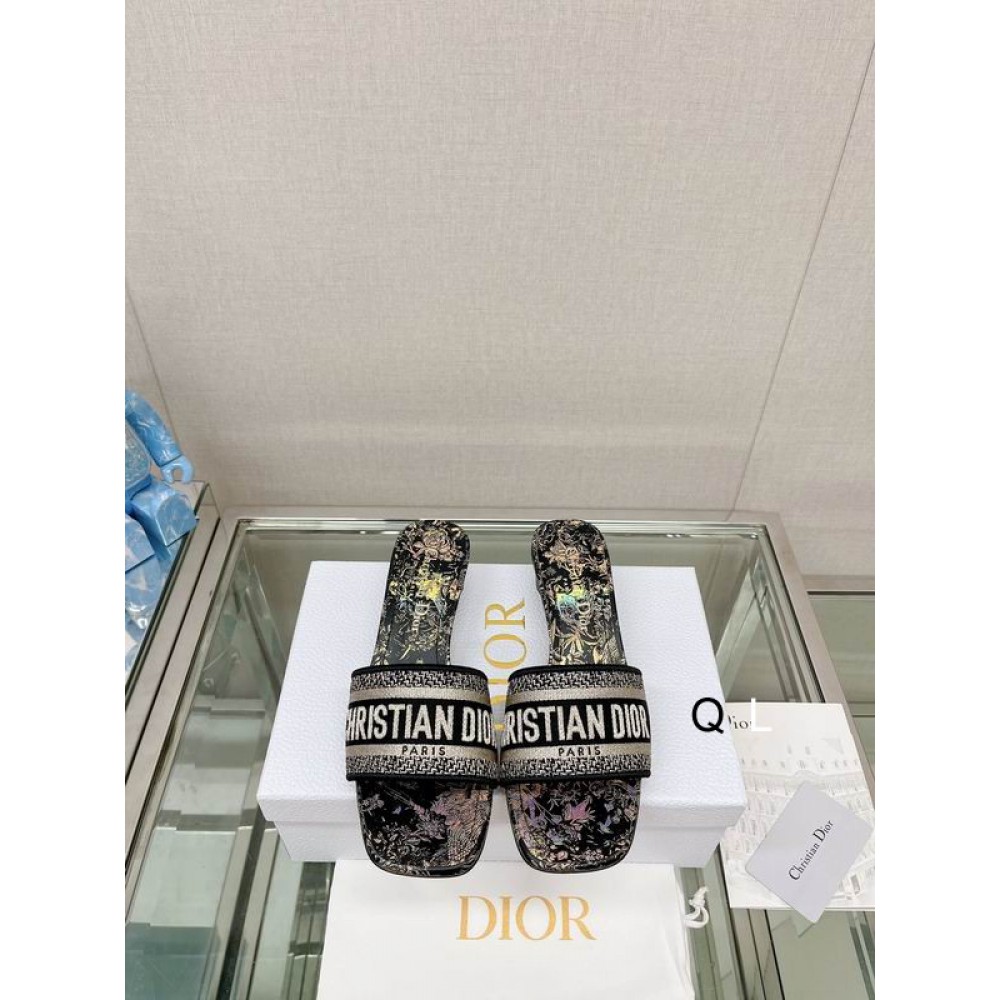 Dior D way heeled slide 3.5cm Shoes