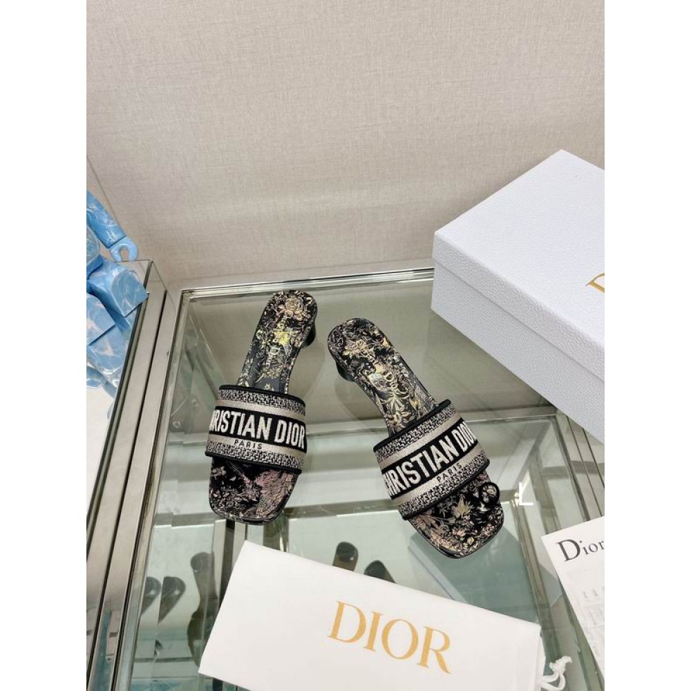Dior D way heeled slide 3.5cm Shoes