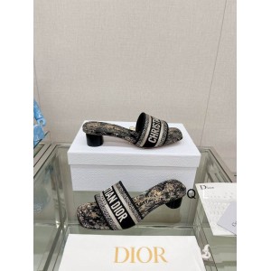 Dior D way heeled slide 3.5cm Shoes