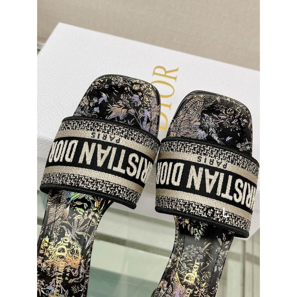Dior D way heeled slide 3.5cm Shoes