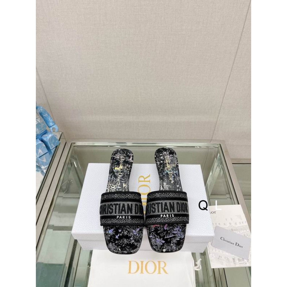 Dior D way heeled slide 3.5cm Shoes