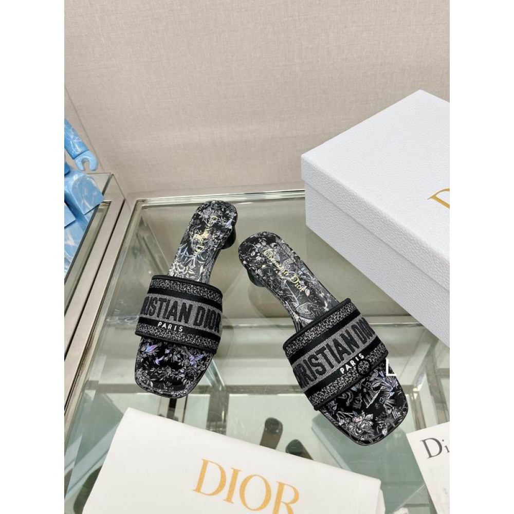 Dior D way heeled slide 3.5cm Shoes