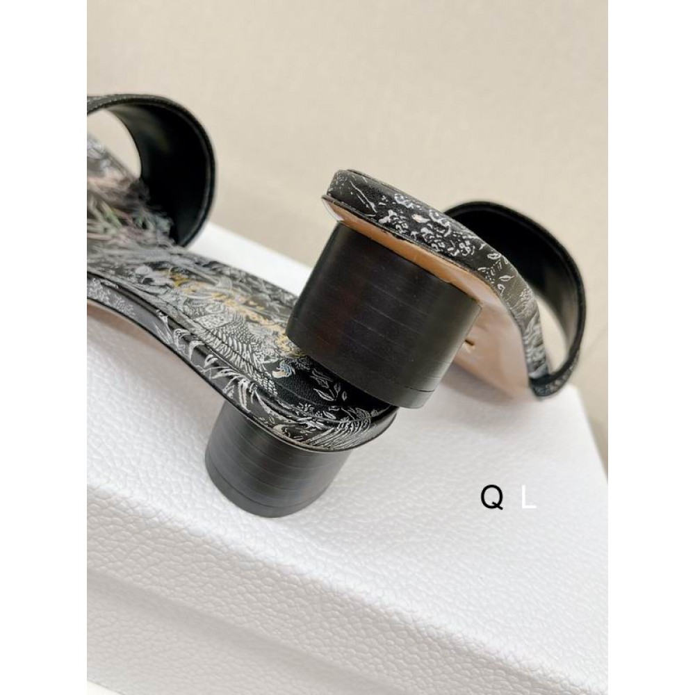 Dior D way heeled slide 3.5cm Shoes