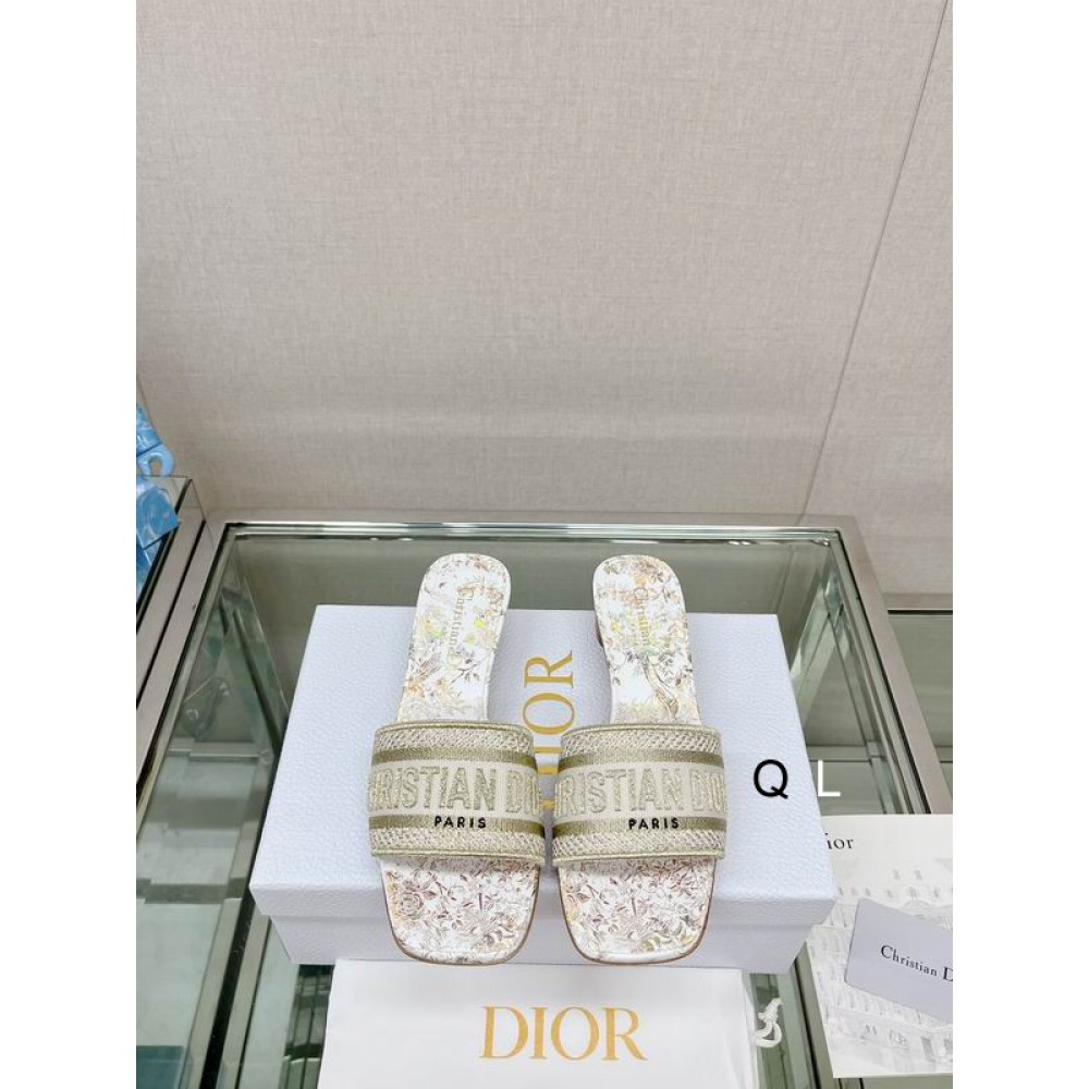 Dior D way heeled slide 3.5cm Shoes