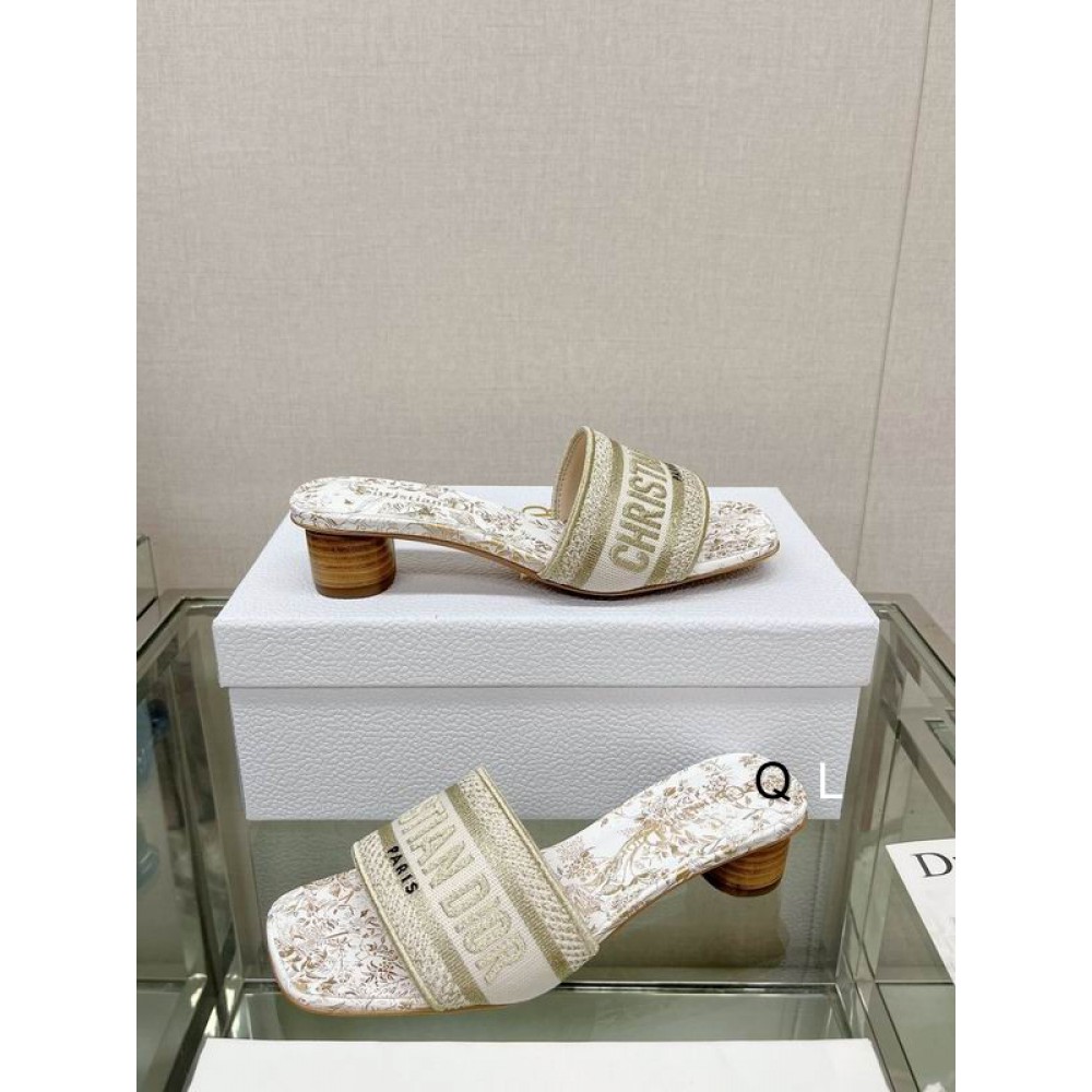 Dior D way heeled slide 3.5cm Shoes