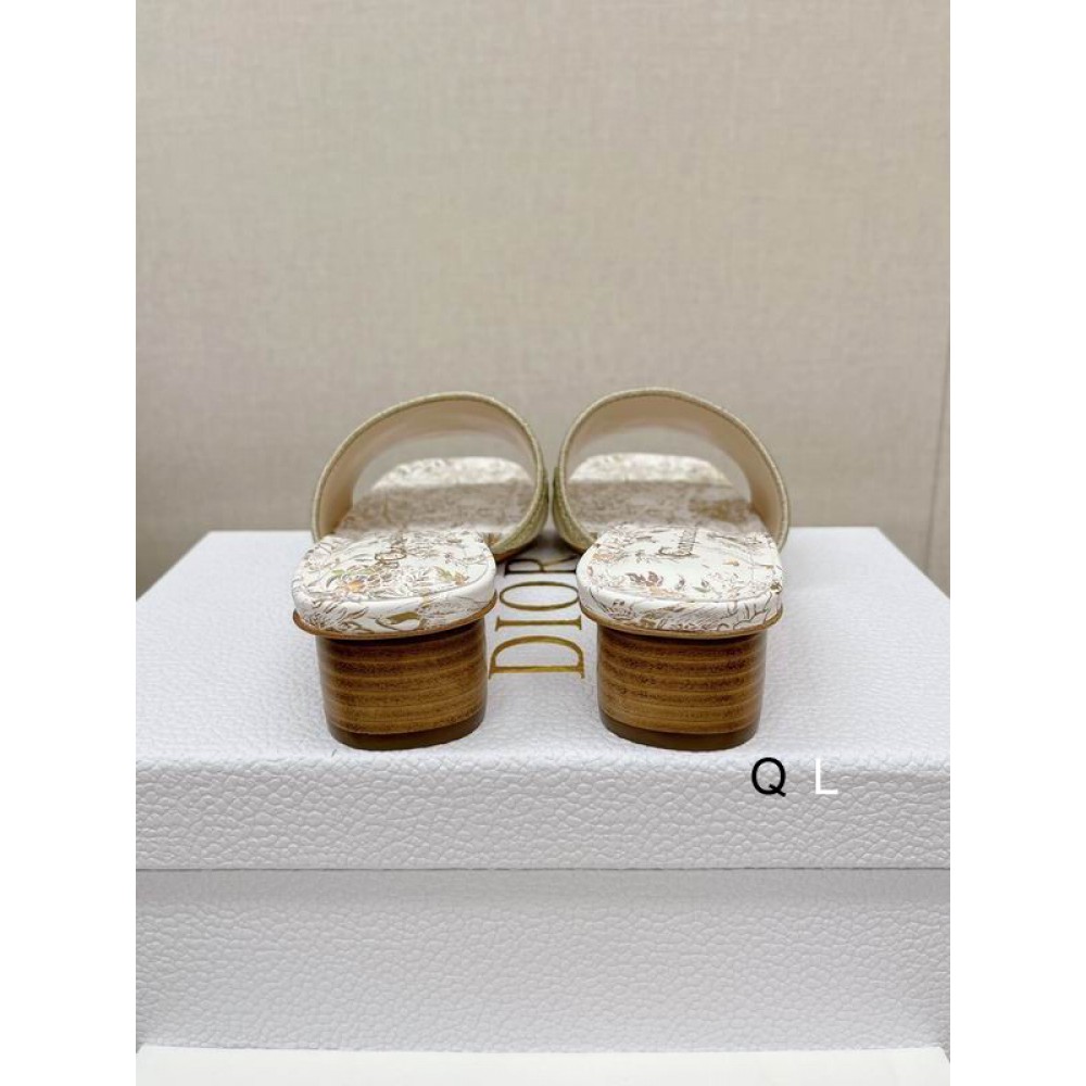 Dior D way heeled slide 3.5cm Shoes
