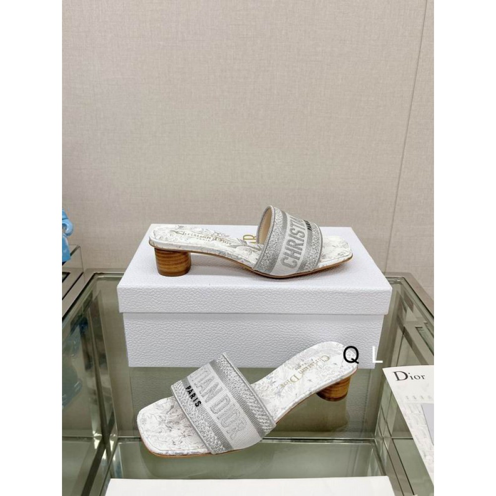 Dior D way heeled slide 3.5cm Shoes