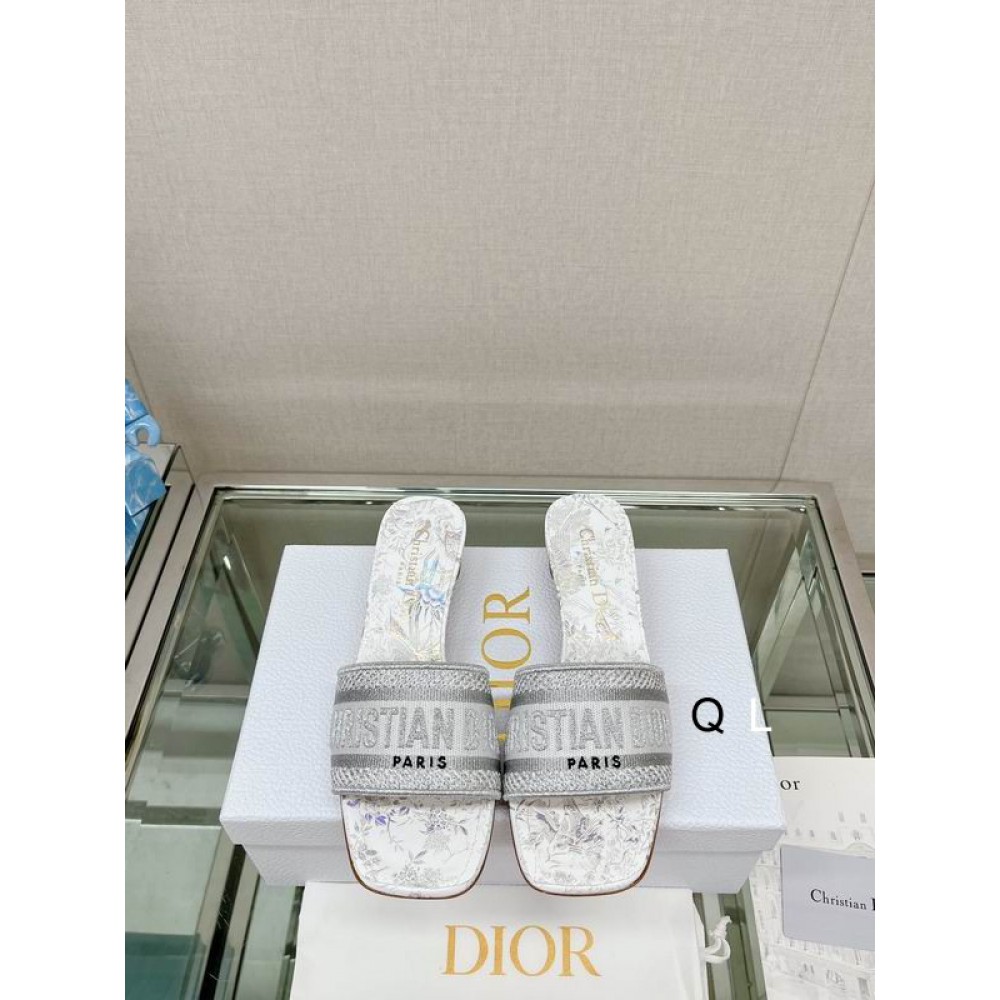 Dior D way heeled slide 3.5cm Shoes