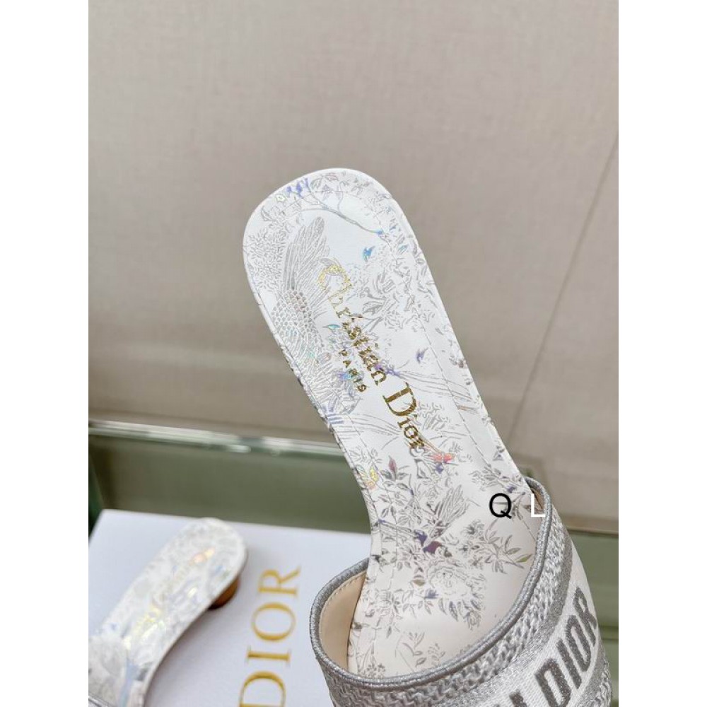 Dior D way heeled slide 3.5cm Shoes